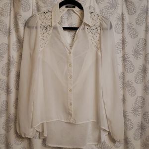 White Shirt with lace